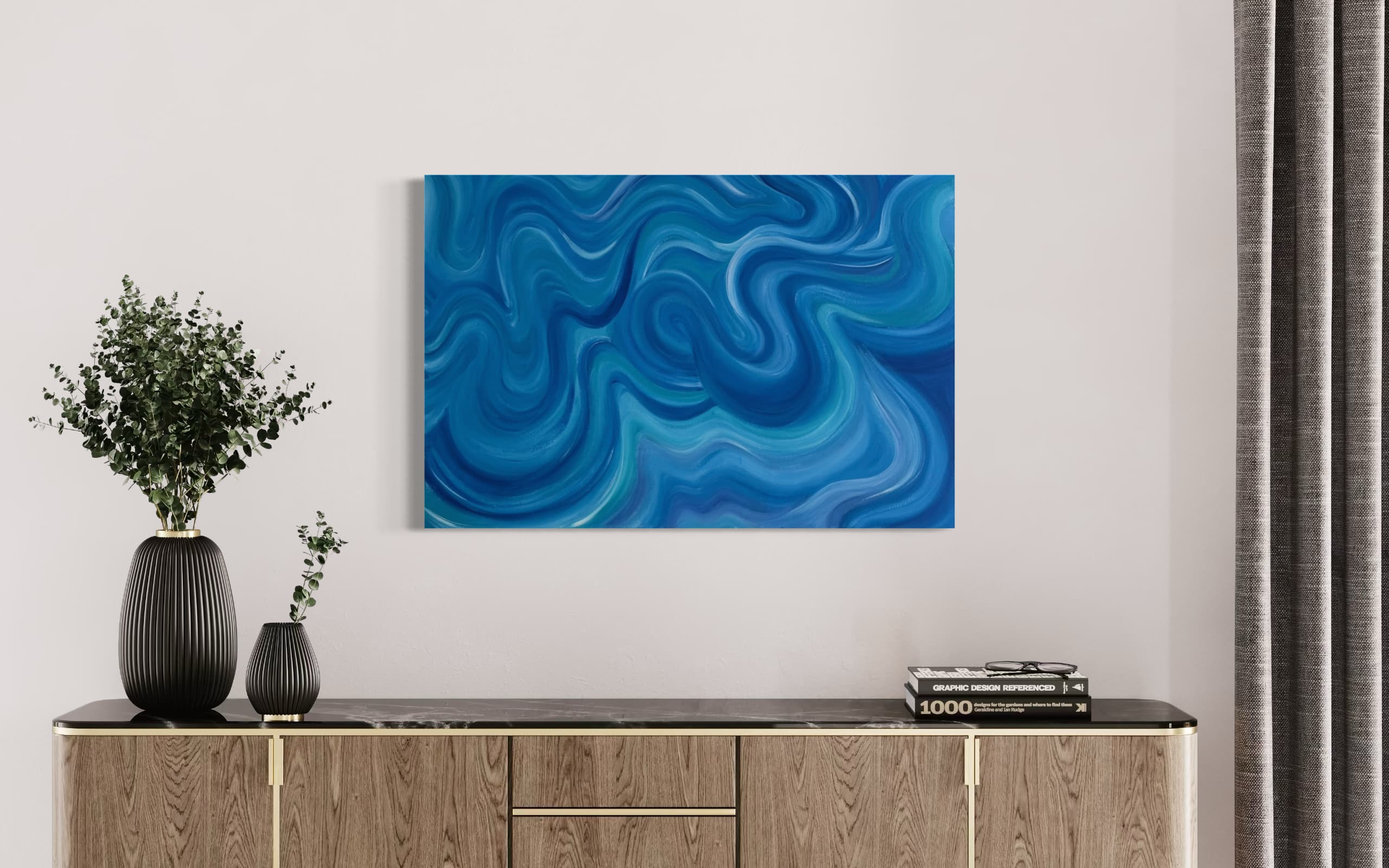 24in x 36in, Hand Painted Art